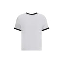 White Viscose T-Shirt