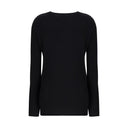 Black Cashmere Sweatshirt