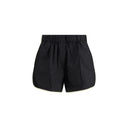 Black Recycled Polyamide Bermuda Shorts