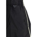 Black Recycled Polyamide Bermuda Shorts