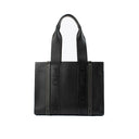 Black Leather Tote Bag