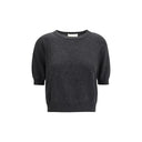 Gray Fleece Wool T-Shirt