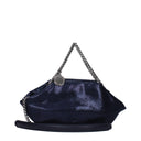 Blue Leather Handbag