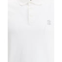 White Cotton Polo Shirt