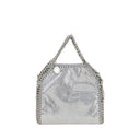 Silver Polyester Shoulder Bag