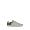 White Calf Leather Bos Taurus Low Top Sneakers