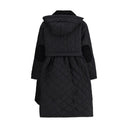 Black Polyester Coat