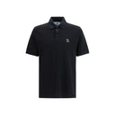 Black Cotton Polo Shirt