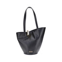 Black Calf Leather Bos Taurus Shoulder Bag