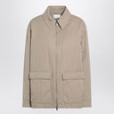 The Row Sand-colored Aurelius jacket in cotton and cashmere