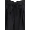 Black Wool Bermuda Shorts