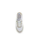 White Calf Leather Bos Taurus Athletic Sneakers