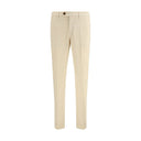 Cream Cotton Pants