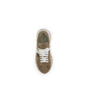 Beige Rubber Platform Sneakers
