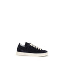 Blue Calf Leather Bos Taurus Low Top Sneakers