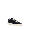 Blue Calf Leather Bos Taurus Low Top Sneakers