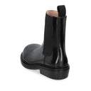 Black Calfskin Chelsea Boots
