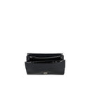 Black Calfskin Crossbody Bag