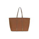 Brown Calfskin Tote Bag