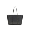 Black Calfskin Tote Bag