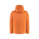 Orange Cashmere Full-Length Jacket