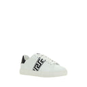 White Rubber Low Top Sneakers