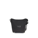 Black Polyester Shoulder Bag