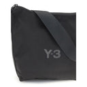 Black Polyester Shoulder Bag