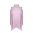 Purple Virgin Wool Poncho