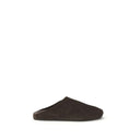 Brown Calf Leather Bos Taurus Mules