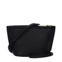 Black Leather Clutch Bag