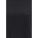 Black Cotton Long Sleeve T-Shirt