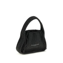 Black Polyester Shoulder Bag