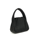Black Polyester Shoulder Bag