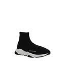 Black Elastane Athletic Sneakers