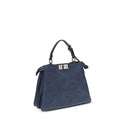 Blue Calf Leather Bos Taurus Handbag