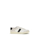 White Calf Leather Bos Taurus Sneakers