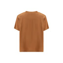 Beige Viscose T-Shirt