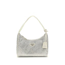 White Viscose Shoulder Bag