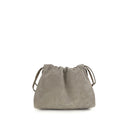 Gray Calf Leather Bos Taurus Shoulder Bag