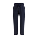 Blue Cotton Joggers (Workout Pants)