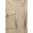 Beige Cotton Coat