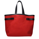 Red Fabric Shoulder Bag