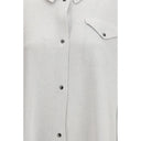 Gray Fleece Wool Shirt