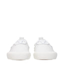 White Leather Slip-On Loafers