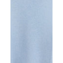 Light Blue Polyester Sweatshirt