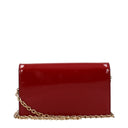 Red Leather Clutch Bag