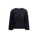 Black Fleece Wool Sweatshirt