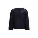 Black Fleece Wool Sweatshirt