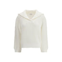 White Cotton Sweatshirt